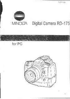 Minolta RD 175 manual. Camera Instructions.